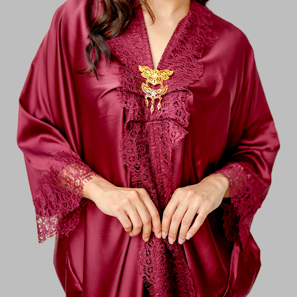 Kaften Lacey - Burgundy - Image 3